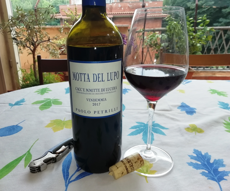 Il Cacc’e Mmitte di Lucera Motta del Lupo di Paolo Petrilli: un ottimo Vino per il Pesto di Peperoni